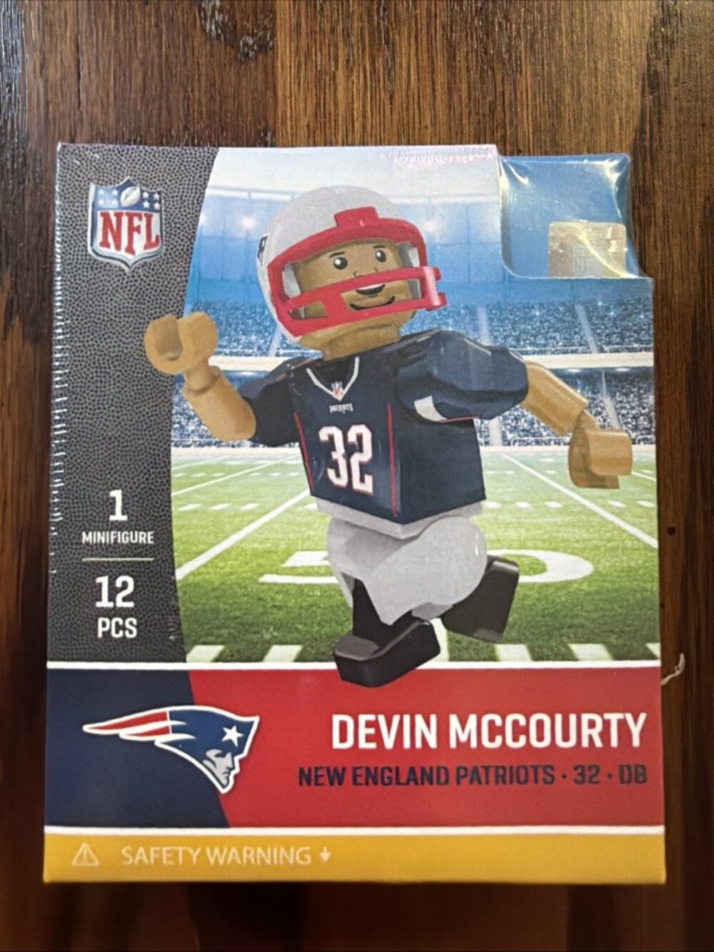 Oyo‎ NFL Team Mini Figure New England Patriots DEVIN MCCOURTY RARE!
